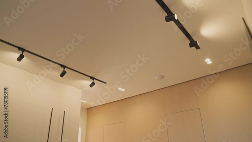 setup light home building interior