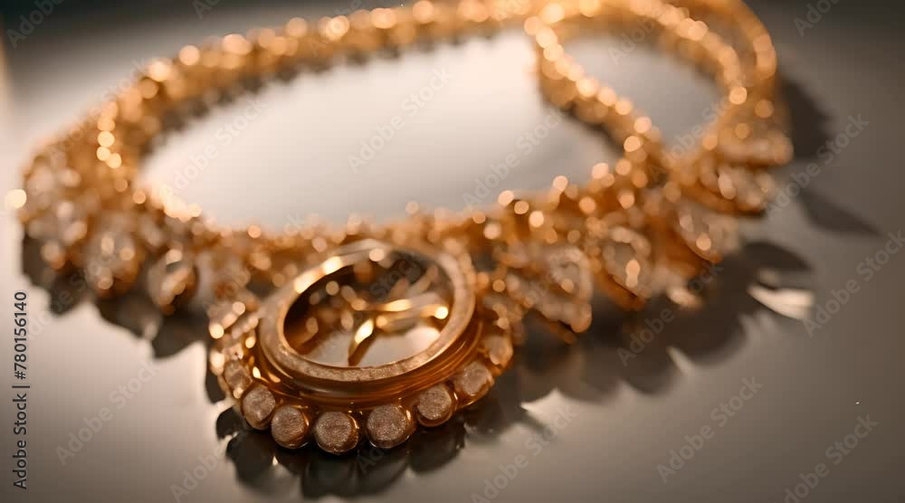 Beautiful fashion gold and silver jewelry and realistic accessories video Beautiful fashion gold and silver jewelry and realistic accessories video
