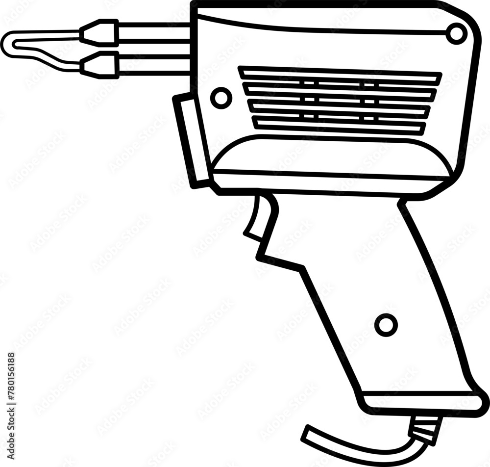 Soldering Iron Outline Icon Soldering Iron Outline Icon