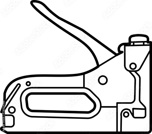Staple Gun Outline Icon