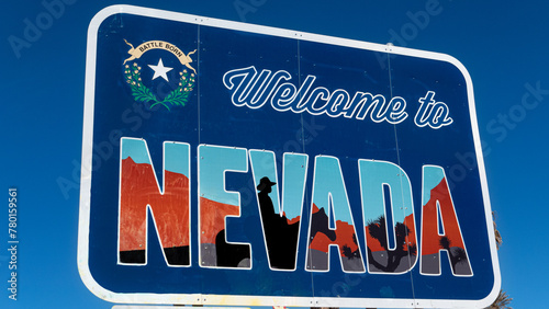 Billede på lærred nevada sign