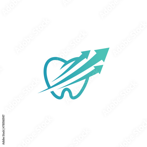 dental simple sleek creative modern geometric unique logo design
