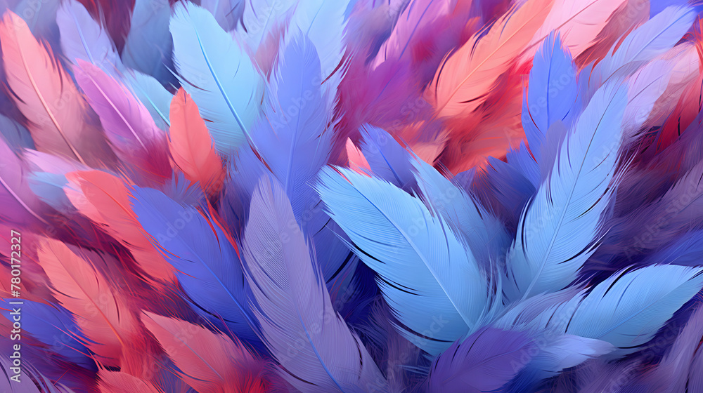 Digital red and purple gradient feather abstract graphic poster web page PPT background Digital red and purple gradient feather abstract graphic poster web page PPT background