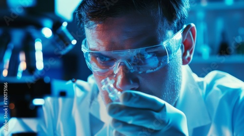 The scientists use specialized tools to carefully examine the s looking for any potential cures or treatments.