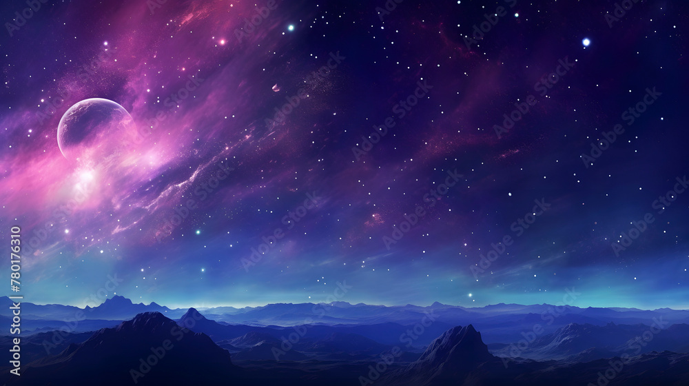 Digital blue and purple nebula starry abstract graphic poster web page PPT background Digital blue and purple nebula starry abstract graphic poster web page PPT background