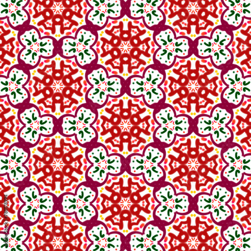 seamless pattern with flowers