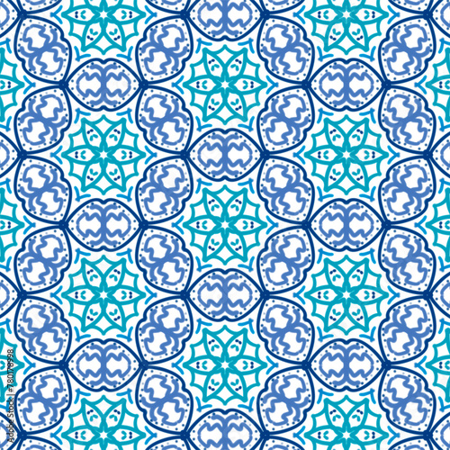 seamless pattern with flowers