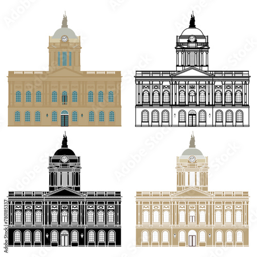 Liverpool Town Hall in England, UK