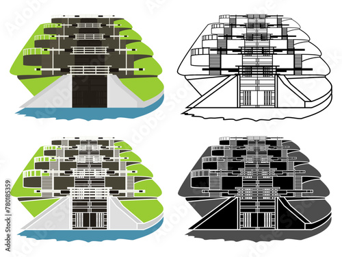 Bingley Five Rise Locks in UK