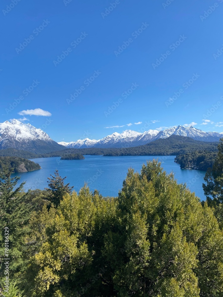 Views of bariloche patagonia argentina