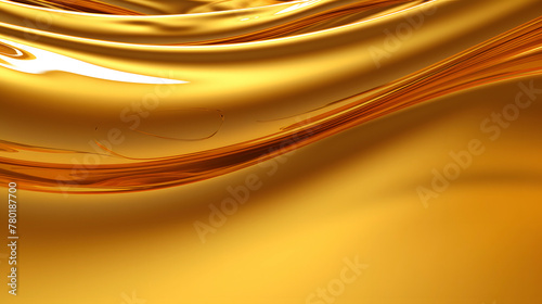 Digital golden metal drop abstract graphic poster web page PPT background