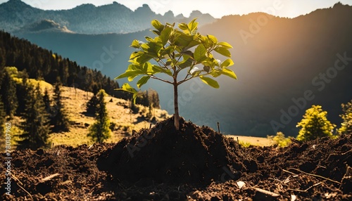 árbol en crecimiento photo