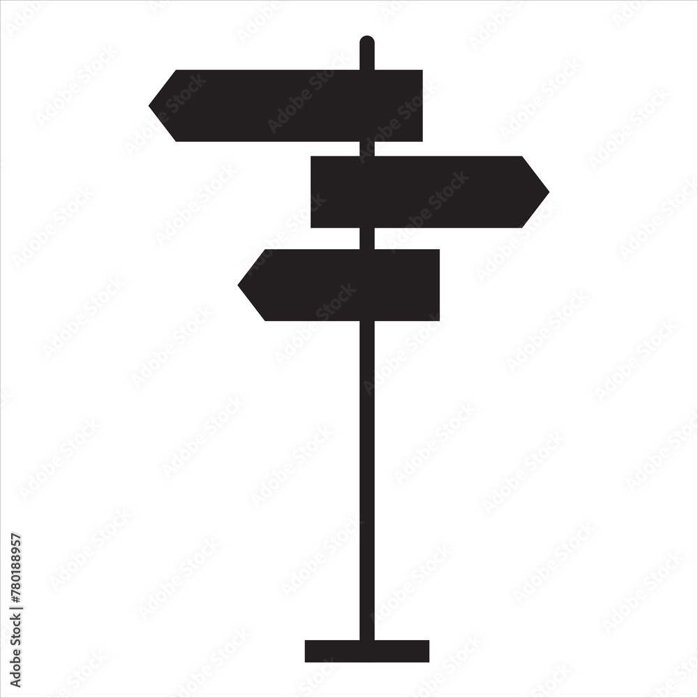 Sinpost icon. Signboard vector set. Sign direction. Sign board isolated. EPS 10/AI Sinpost icon. Signboard vector set. Sign direction. Sign board isolated. EPS 10/AI
