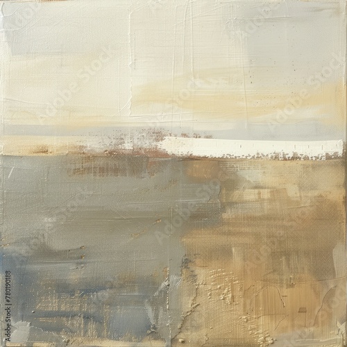 A plain canvas with a textured edge