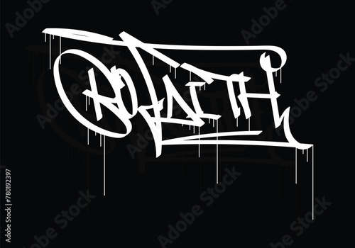 GO FAITH graffiti tag style design
