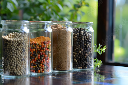 herb spices in a jar