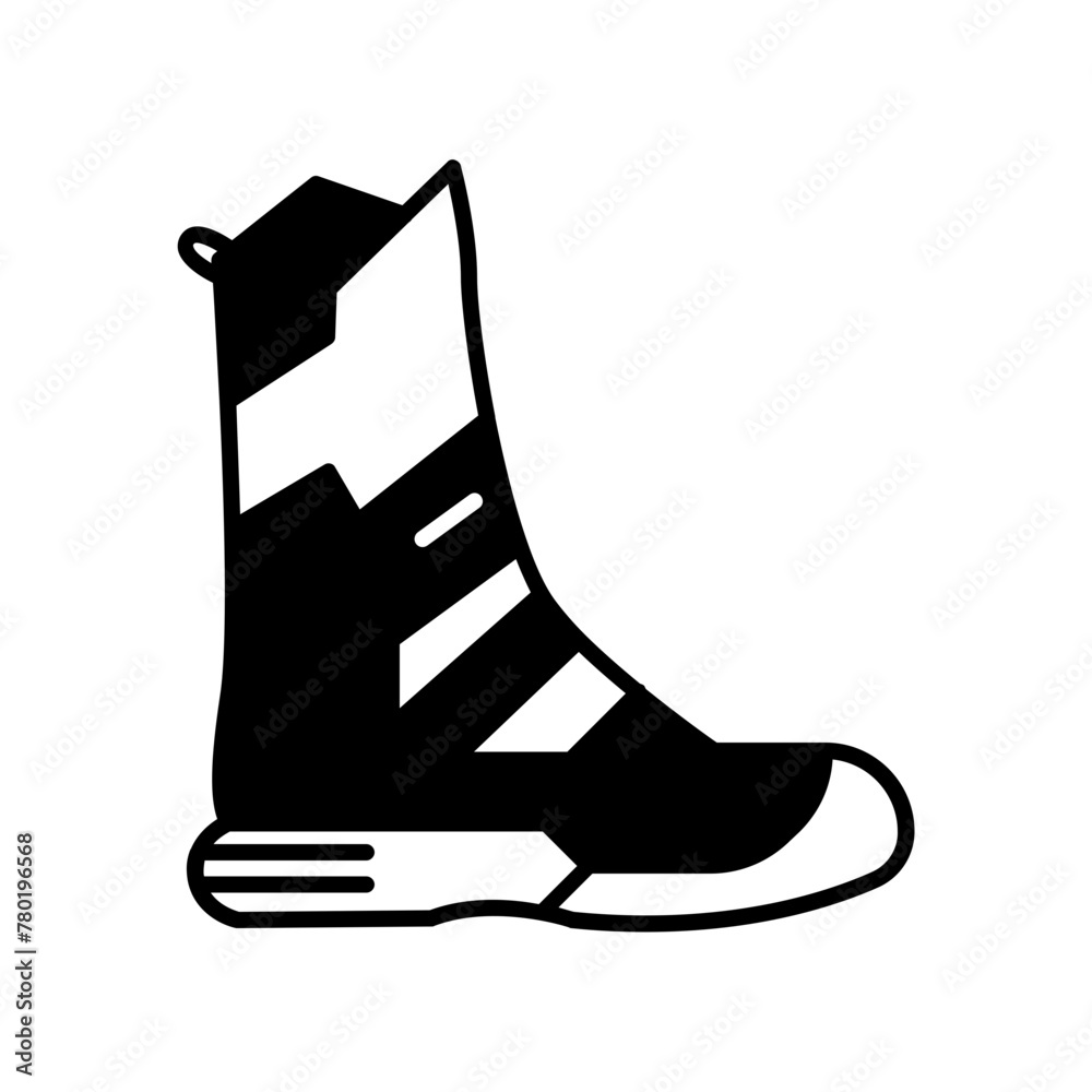 cyber boots icon. black fill icon cyber boots icon. black fill icon