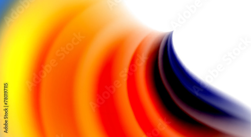 Color mixing liquid rainbow shape background
