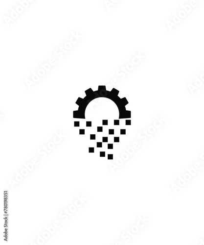 digital transformation icon, vector best flat icon.