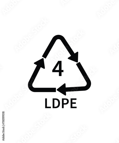 plastic recycling icon, vector best flat icon.