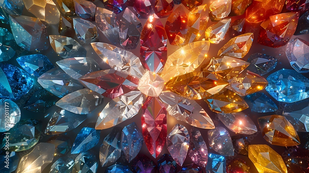 Digital kaleidoscope entangled gemstones abstract graphic poster web page PPT background Digital kaleidoscope entangled gemstones abstract graphic poster web page PPT background