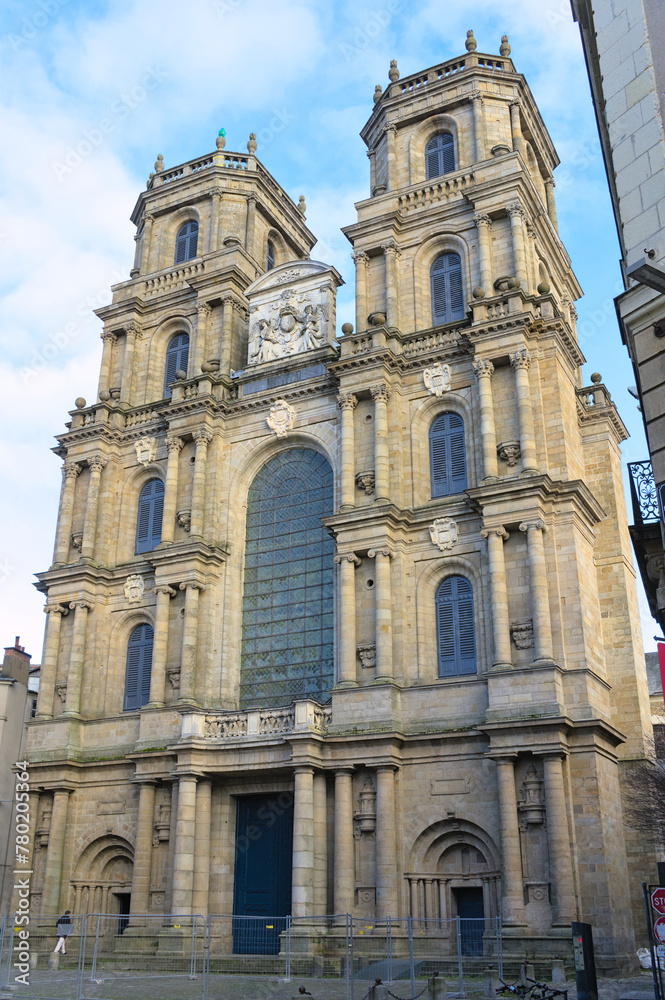 Old Cathedral of Rennes,. Brittany, France, Europe