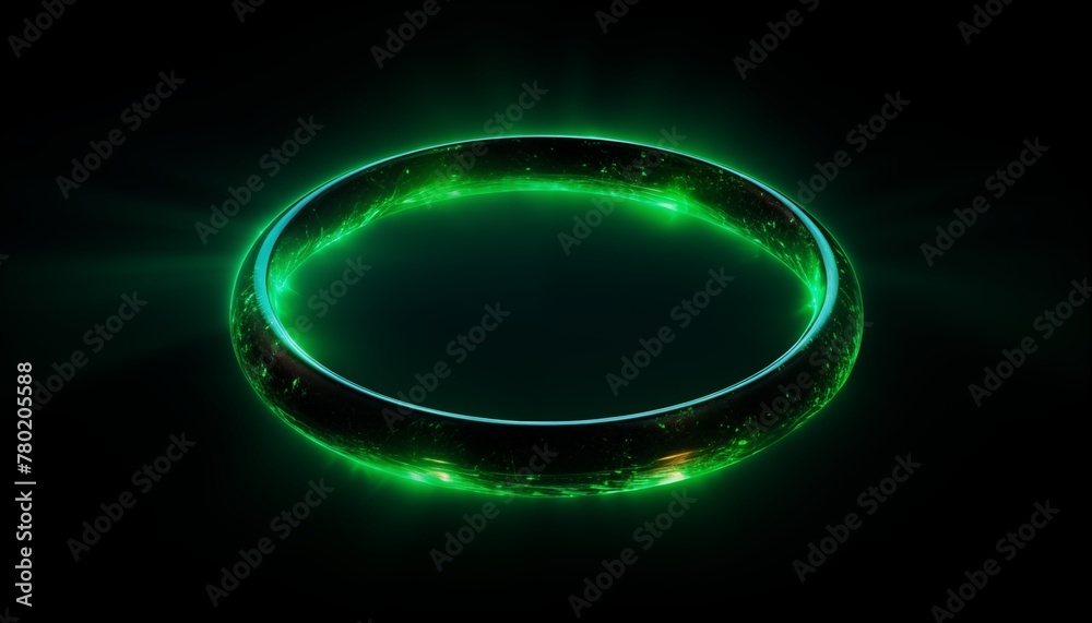 green glowing light green glowing light