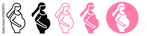 Pregnancy Safe Icon for Suitable Mother and Baby Health Products