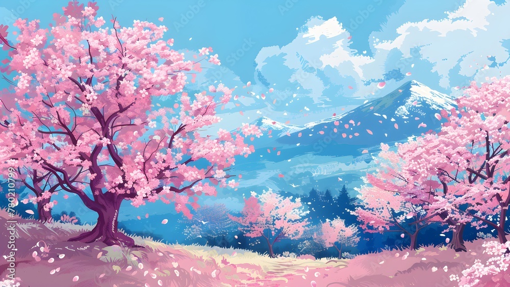 blossom in spring season