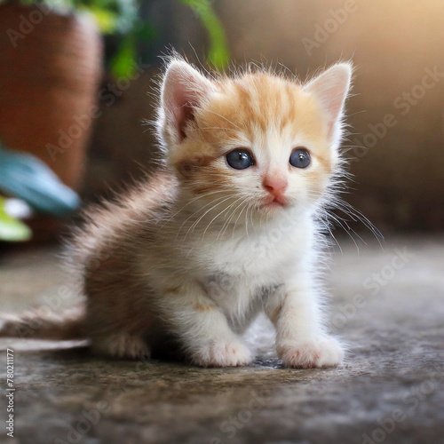 귀엽고 사랑스러운 아기 고양이