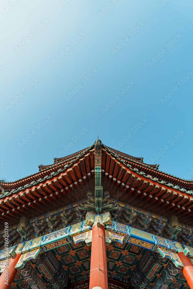 The Tower of Buddhist Incense in the Summer Palace, Beijing, China