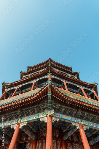 The Tower of Buddhist Incense in the Summer Palace, Beijing, China