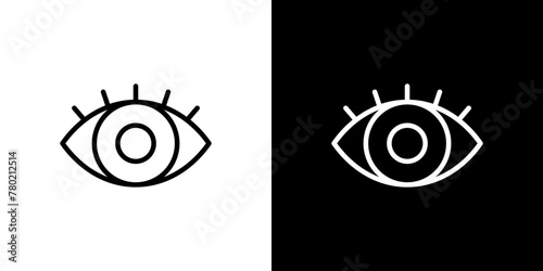 シンプルな目のベクターアイコン