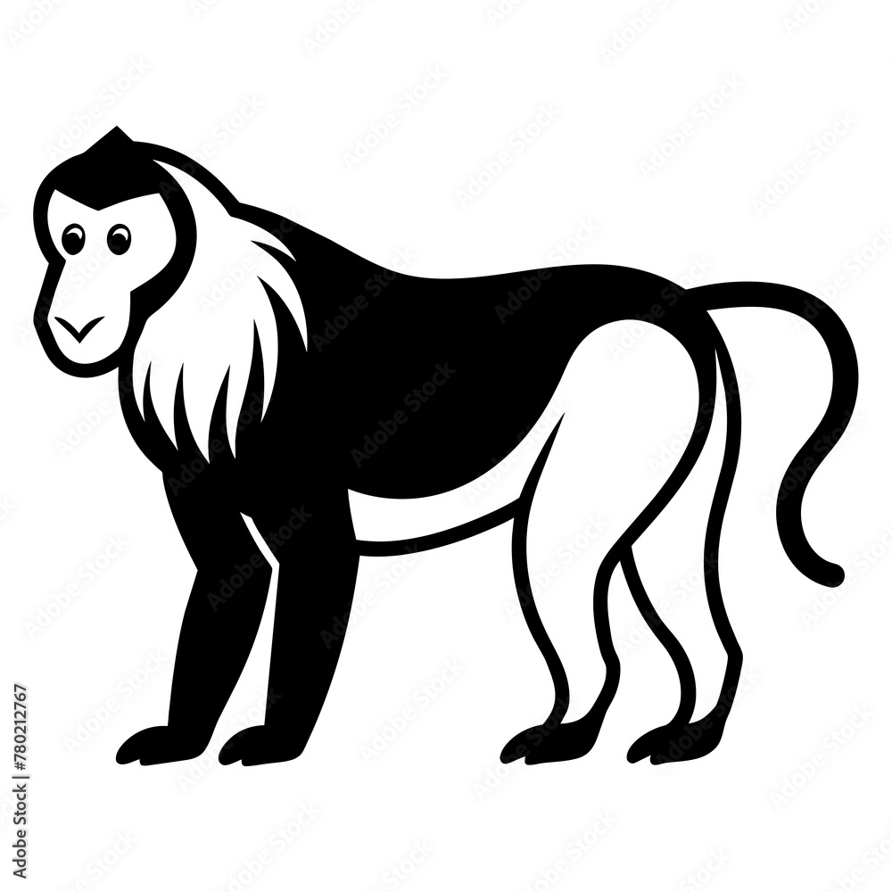 illustration of cartoon lion