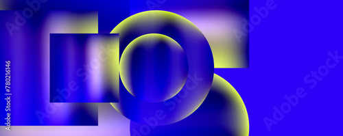 Concept of neon color fluid liquid gradients shapes. Vector Illustration For Wallpaper, Banner, Background, Card, Book Illustration, landing page © antishock