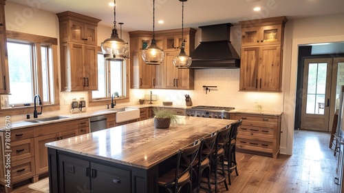 modern kitchen interior