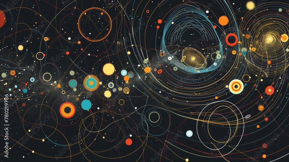 AI learning from feedback loops, represented as a circular process of input-output relationships, with data streams and analysis nodes. AI learning from feedback loops, represented as a circular process of input-output relationships, with data streams and analysis nodes.