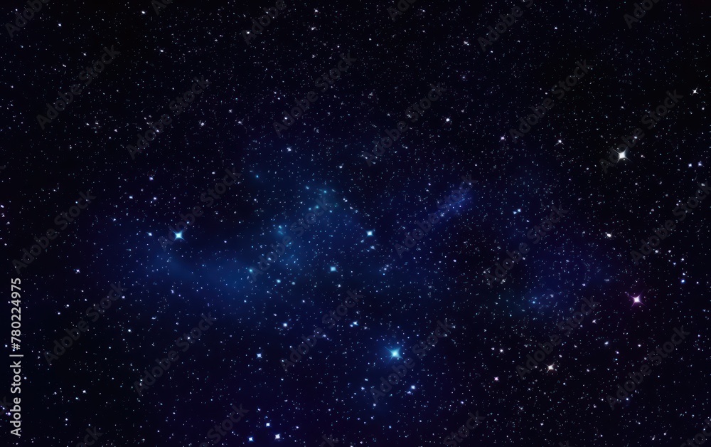 Fototapeta premium Starry night sky with constellation formations