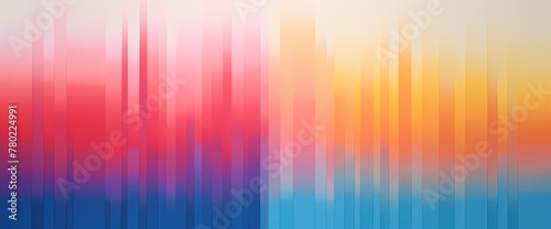 Within the realm of modern abstraction, bold strokes carve out a path of vibrant gradients, weaving a mesmerizing tapestry that captures the essence of minimalist allure.
