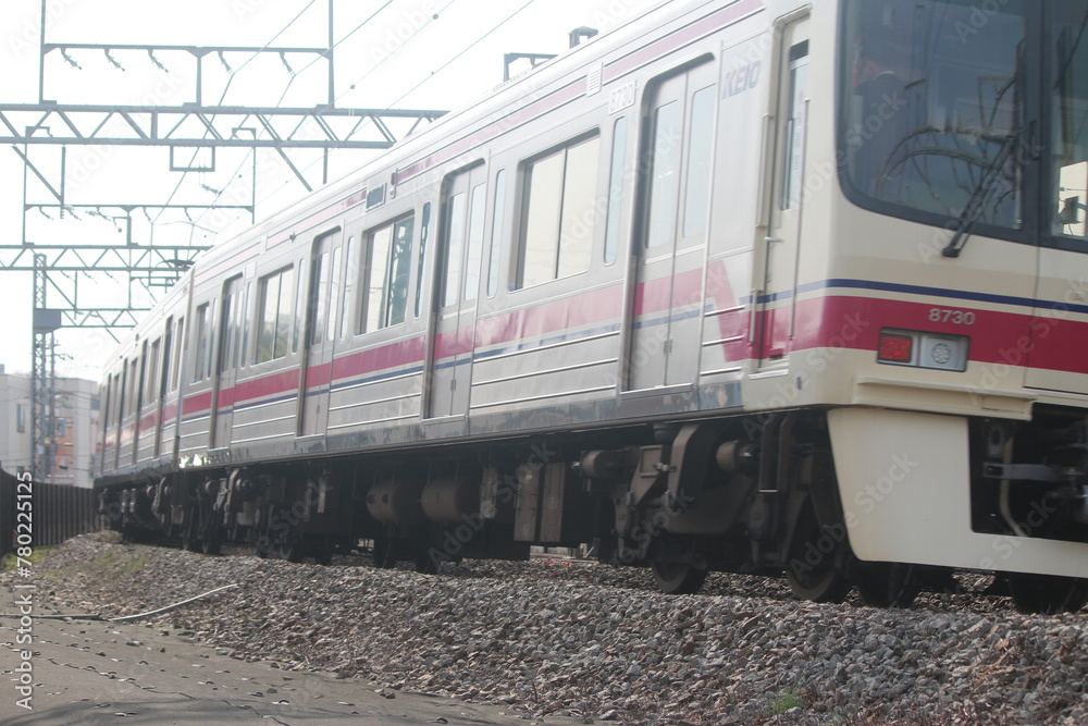 Fototapeta premium 京王電鉄の電車
