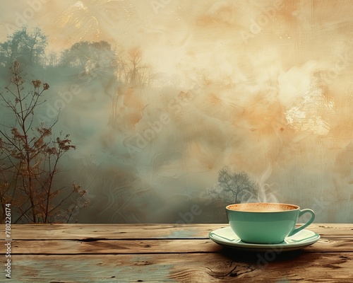 Coffee in travel, Moody Shades, , Ethereal Connection, Futuristic Landscapes, , easter theme