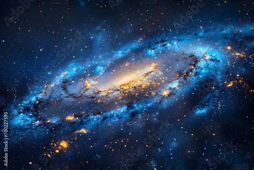 Captivating Cosmic Landscape:A Mesmerizing Glimpse into the Infinite Beauty of the Universe photo