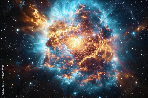 Dramatic Stellar Explosion Bursts with Cosmic Energy and Illuminates the Vastness of the Universe