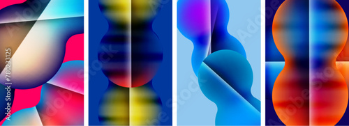 Abstract colors. Abstract backgrounds for wallpaper, business card, cover, poster, banner, brochure, header, website