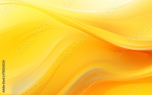 Abstract yellow background with smooth lines in it