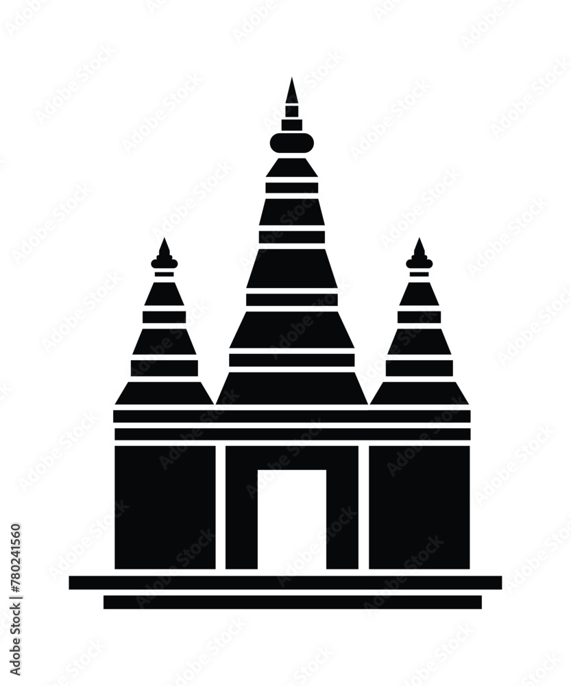 temple icon, vector best flat icon.