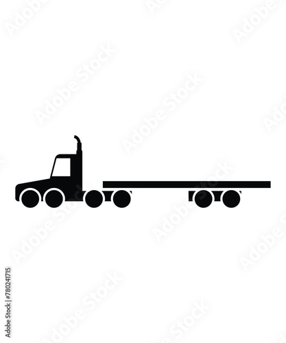 truck icon, vector best flat icon.