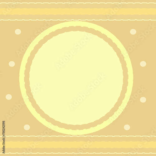 color picture frame and sweet pastel art illustration background 