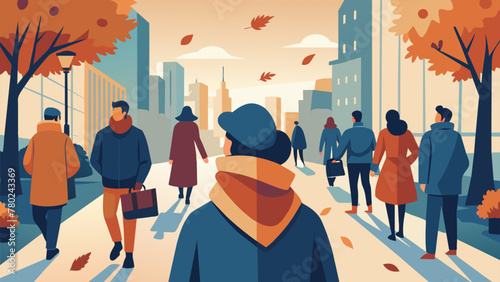 As the leaves change and temperatures drop the city in autumn is met with a sense of urgency. The streets are once again filled with people