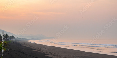 Sunset on the beach